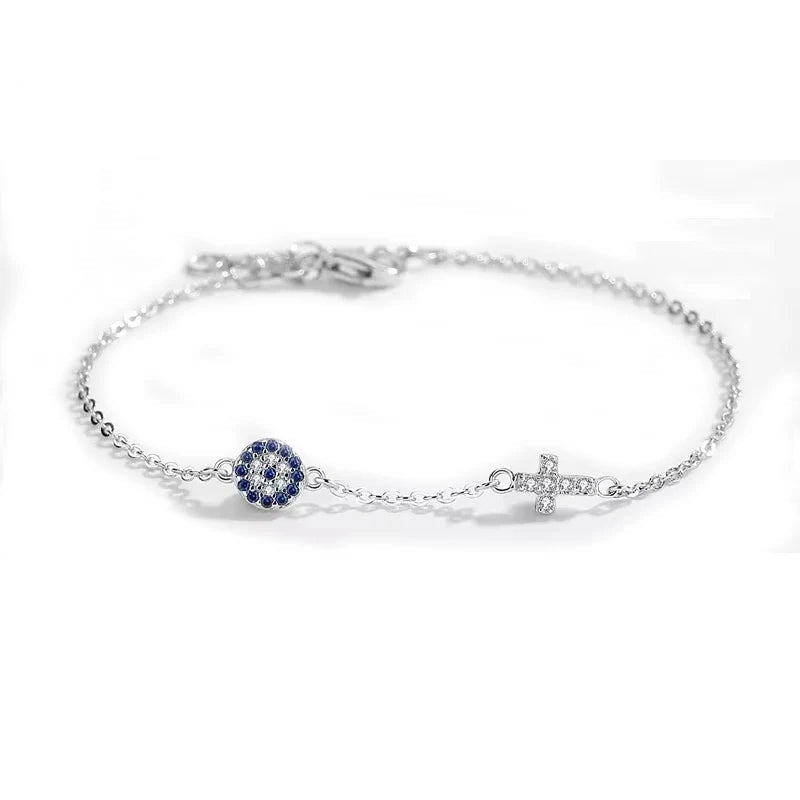 Pulseira “Fé & Protecção” em Prata 925