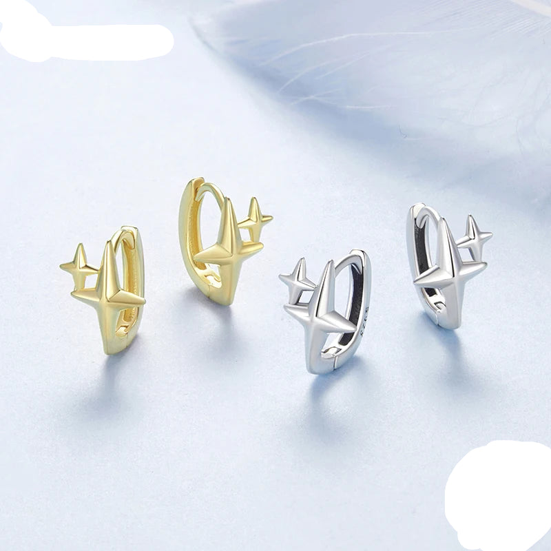 Brinco "Estrelado" em Prata 925