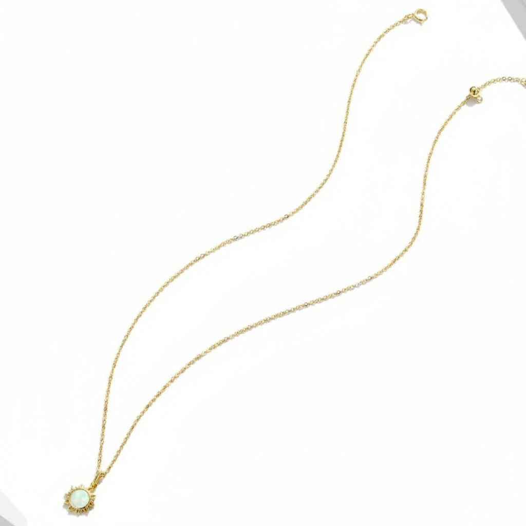 Colar "Sol de Opala" em Prata 925