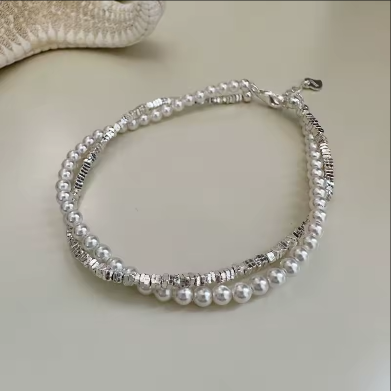 Pulseira "Silver Pearl" Prata
