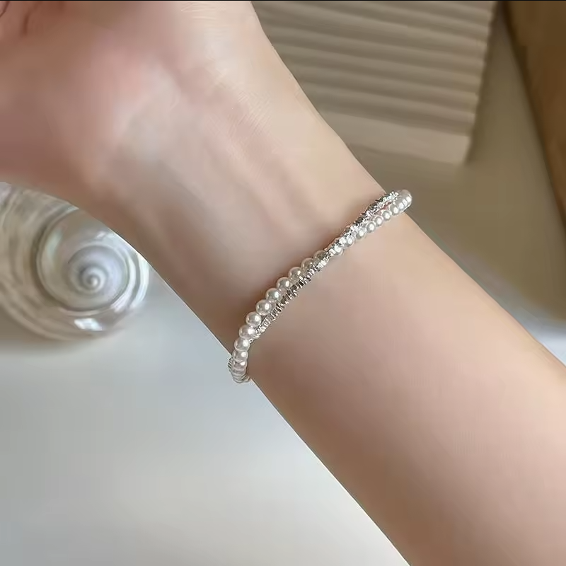 Pulseira "Silver Pearl" Prata
