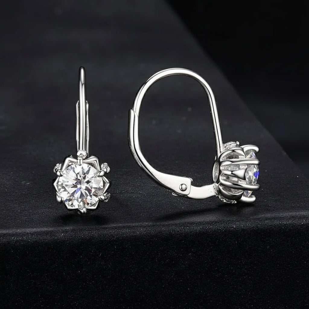 Brinco “Flor de Luz” em Prata 925