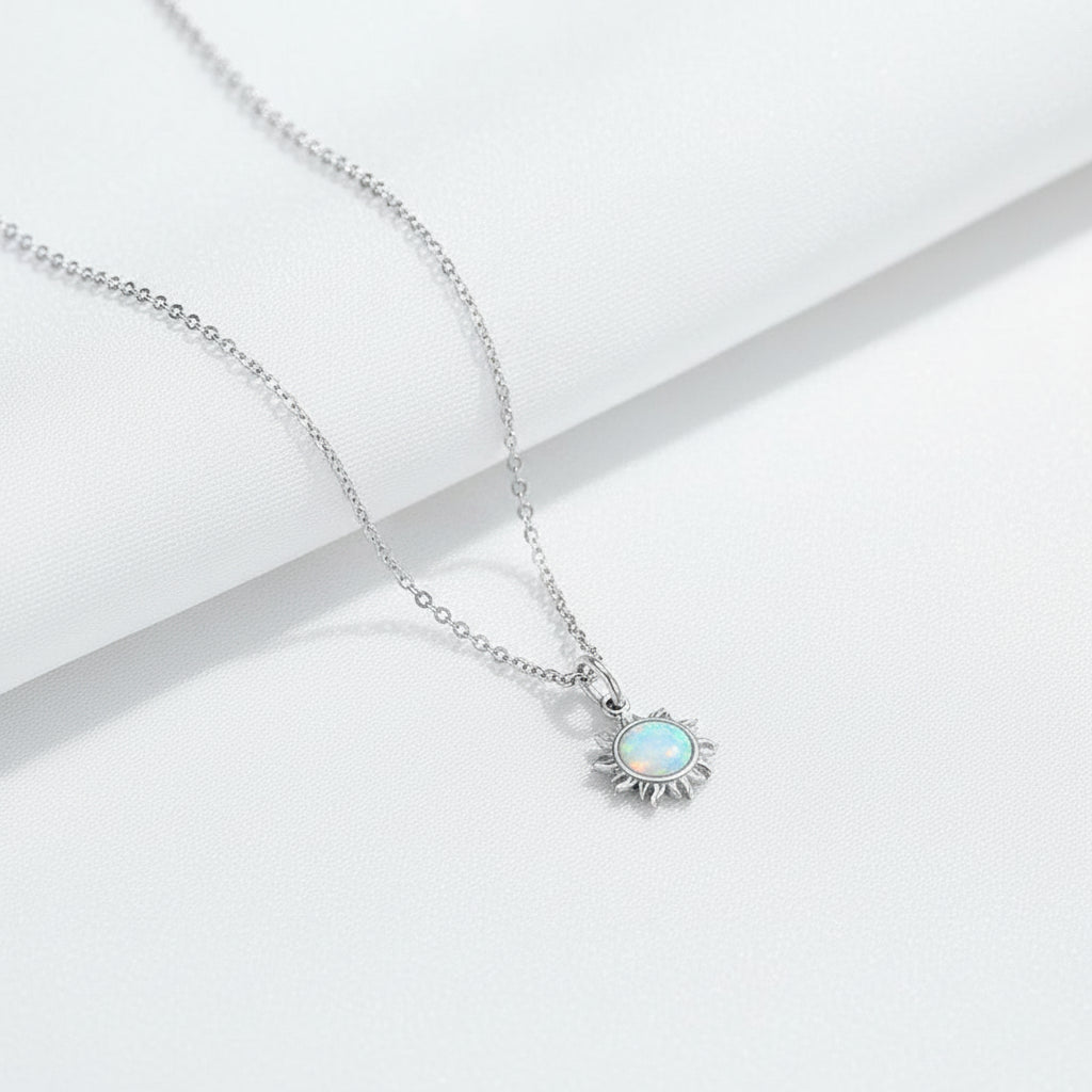 Colar "Sol de Opala" em Prata 925