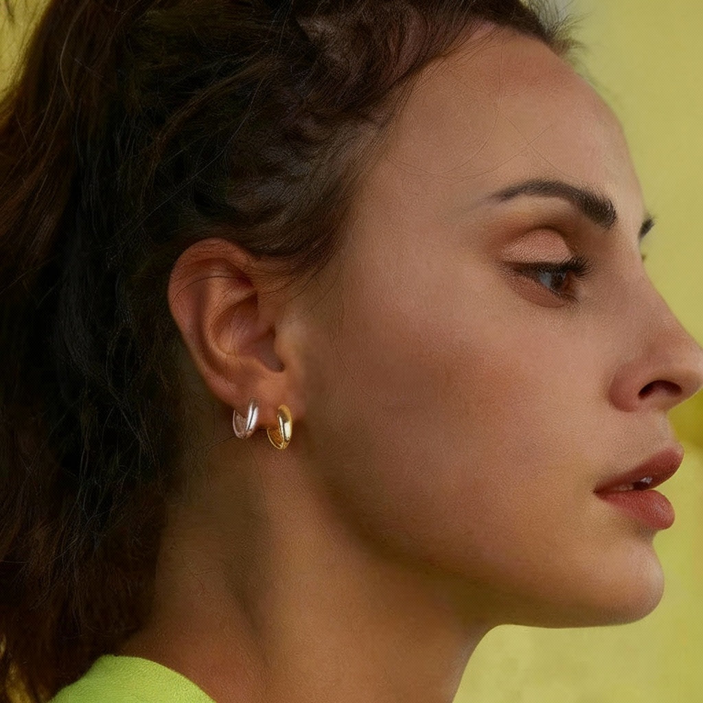 Brinco "Office Lady" em Prata 925